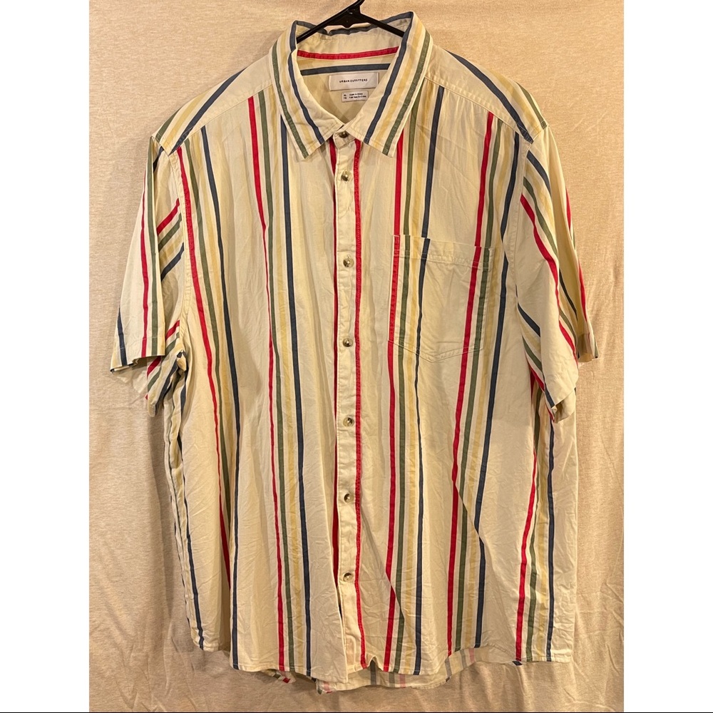Urban Outfitters Vertical Striped Button Up